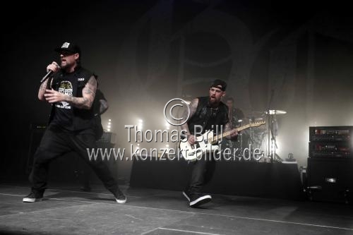 Amerikanische Punk-Rock-Band Good Charlotte gastiert auf ihrer 
